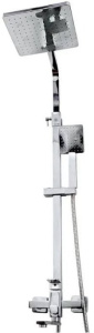ДУШ СИСТЕМА  PОТАТО  P3506N картридж D35, излив 20см, лейка 3 реж., шланг 150 см PVC, хром, нерж. сталь