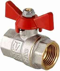 КРАН  шар.   1/2''  ВР-ВР БАБОЧКА VALTEC VT.217.N.04